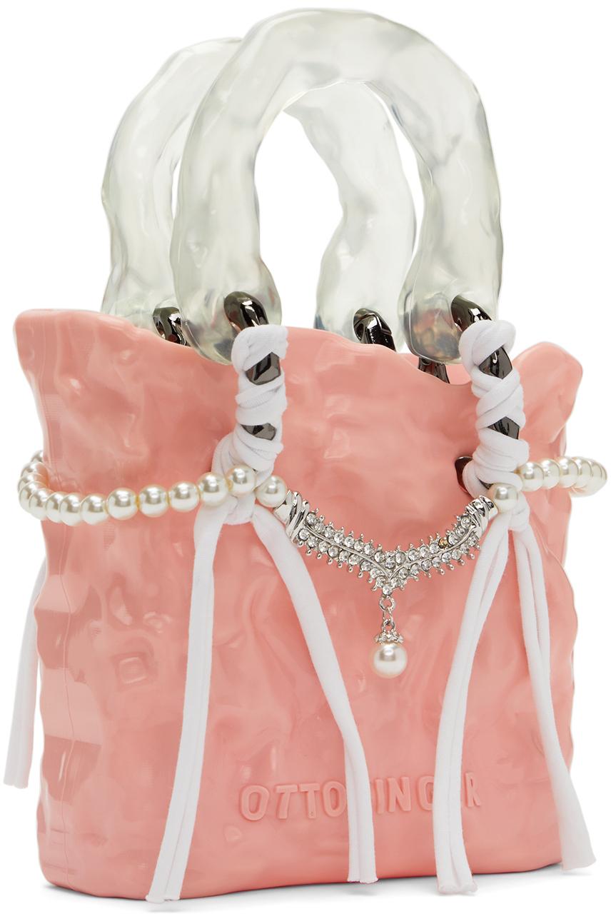 OTTOLINGER Pink Signature Ceramic Chain Top Handle Bag | Lyst
