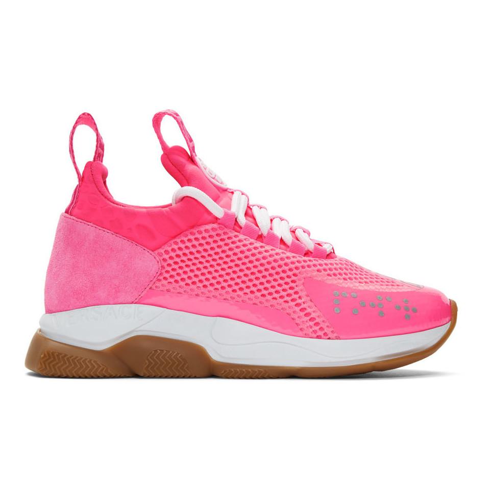 versace pink sneakers