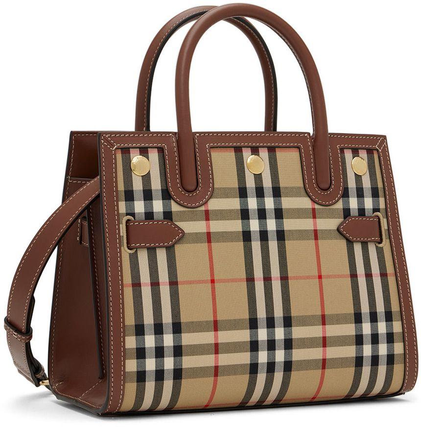 Burberry Nova Check Haymarket Mini Shoulder Bag Pochette Handbag
