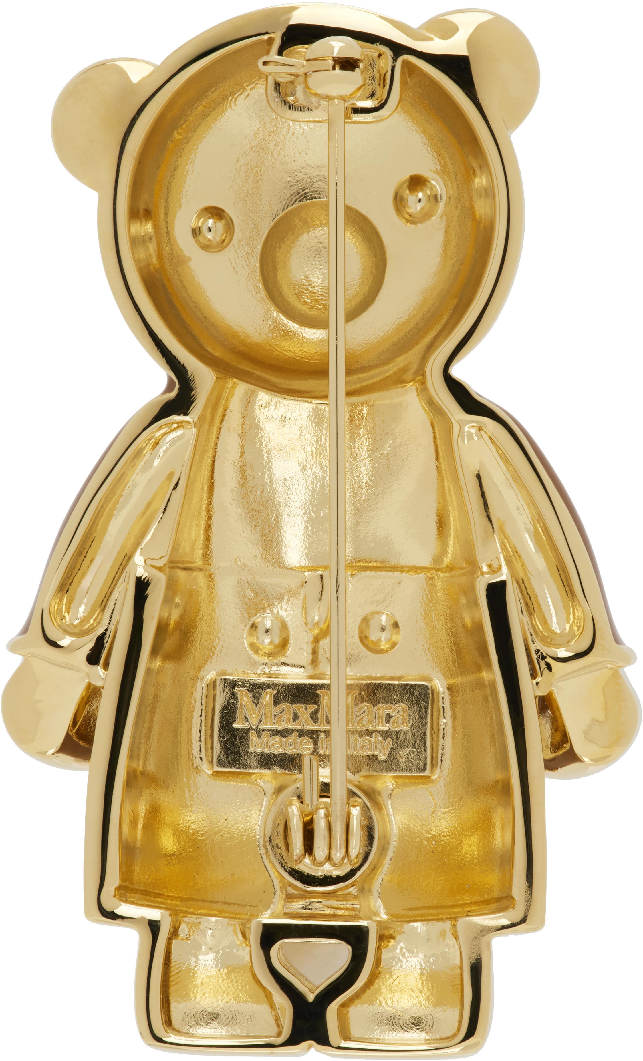 MaxMara ベア テディ ラインストーン ブローチ ゴールド クリスタル 楽天市場】MAX MARA マックスマーラ ブローチ TEDDYBROOCH SHINY