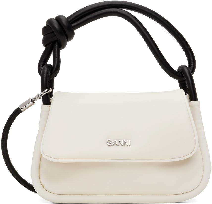 Ganni オフホワイト ノットバッグ ホワイト | Lyst 