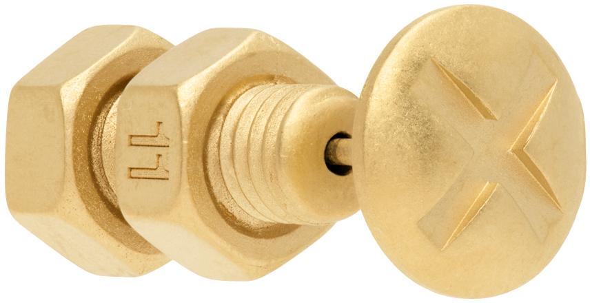 Maison Margiela レディース ブラック ゴールド Boltnut Screw Maison Margiela レディース ブラック ゴールド Boltnut Screw
