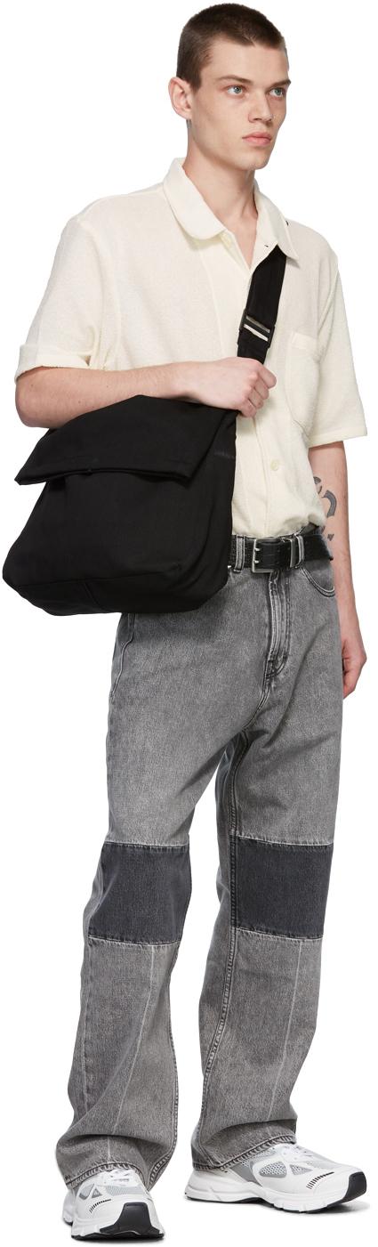 Our Legacy – Washed Denim Sling Bag Black