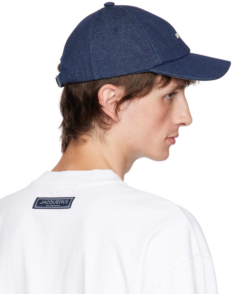 JACQUEMUS ネイビー フライトキャップ メンズ Jacquemus La Casaコレクション ネイビー La Casquette