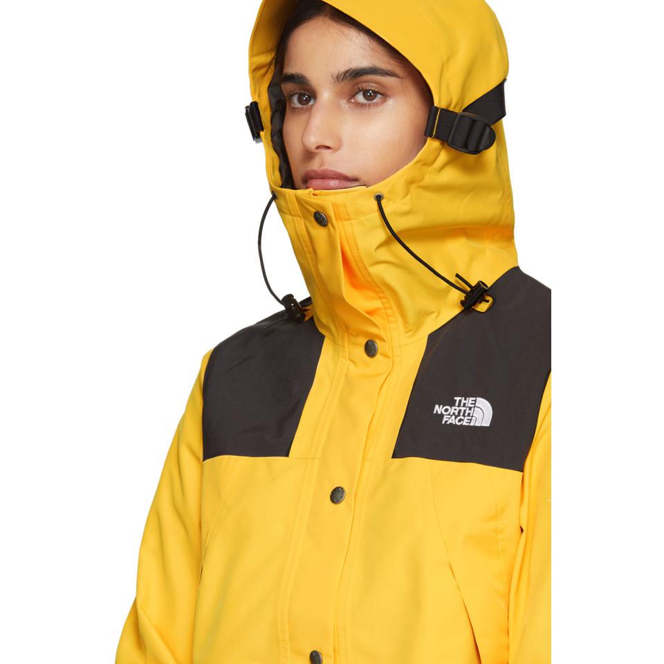 The North Face Satin Yellow And Black Gtx 1990 Mountain Jacket | Lyst