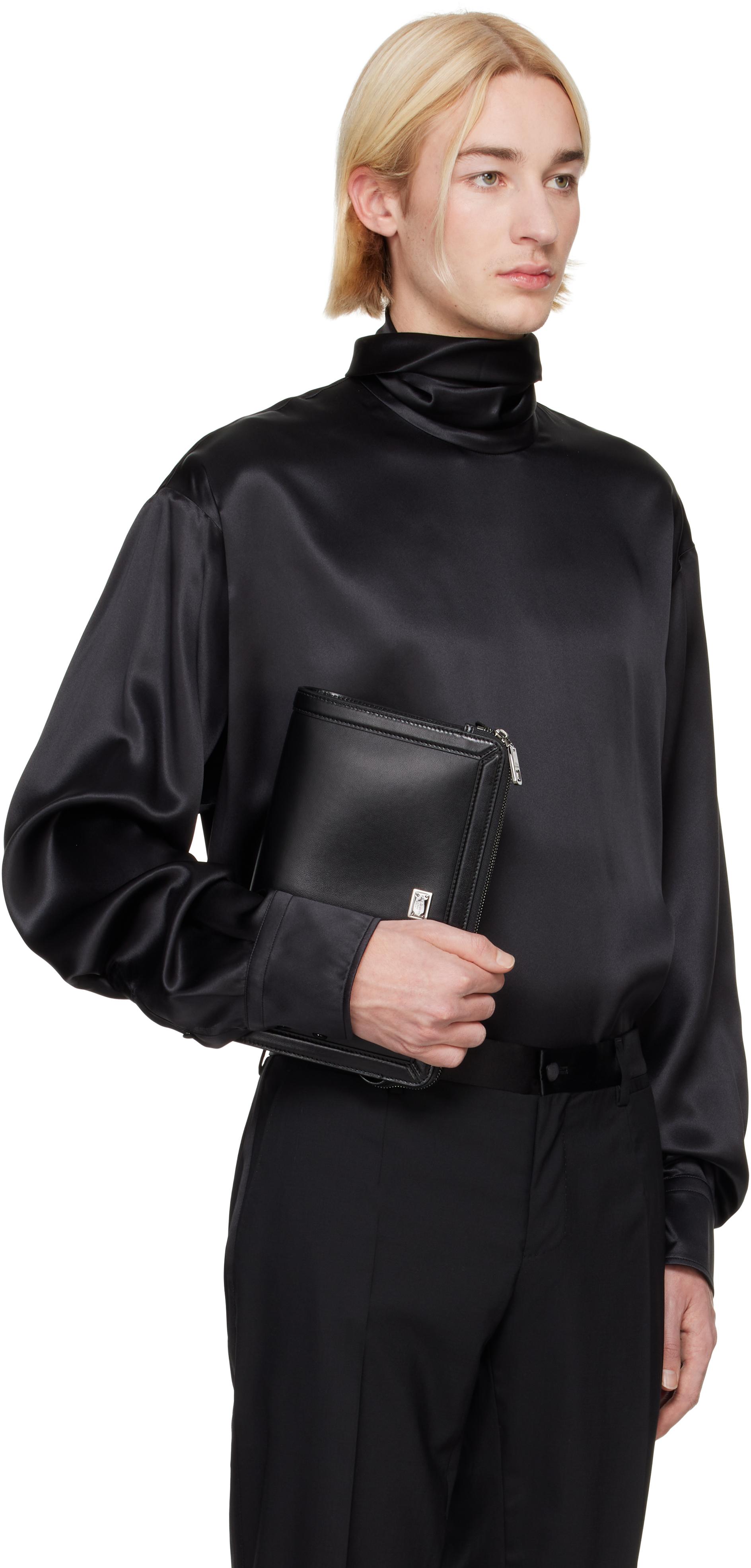 DOLCE&GABBANA タートルネックドルマンプルオーバー Zip-up cashmere turtle-neck sweater in Grey for Men