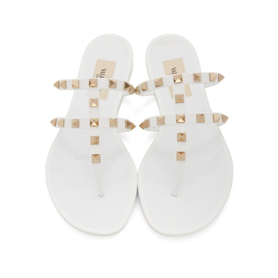 valentino jelly thong sandals