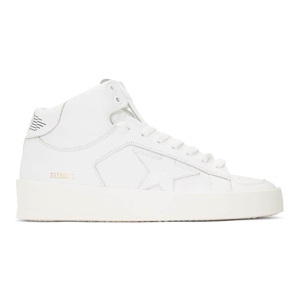 golden goose mid top sneakers