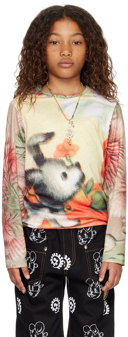 chopoval owenaチョポヴァロウェナ　Flower Pup長袖Tシャツ chopova lowenaチョポヴァロウェナFlower Pup長袖Tシャツ