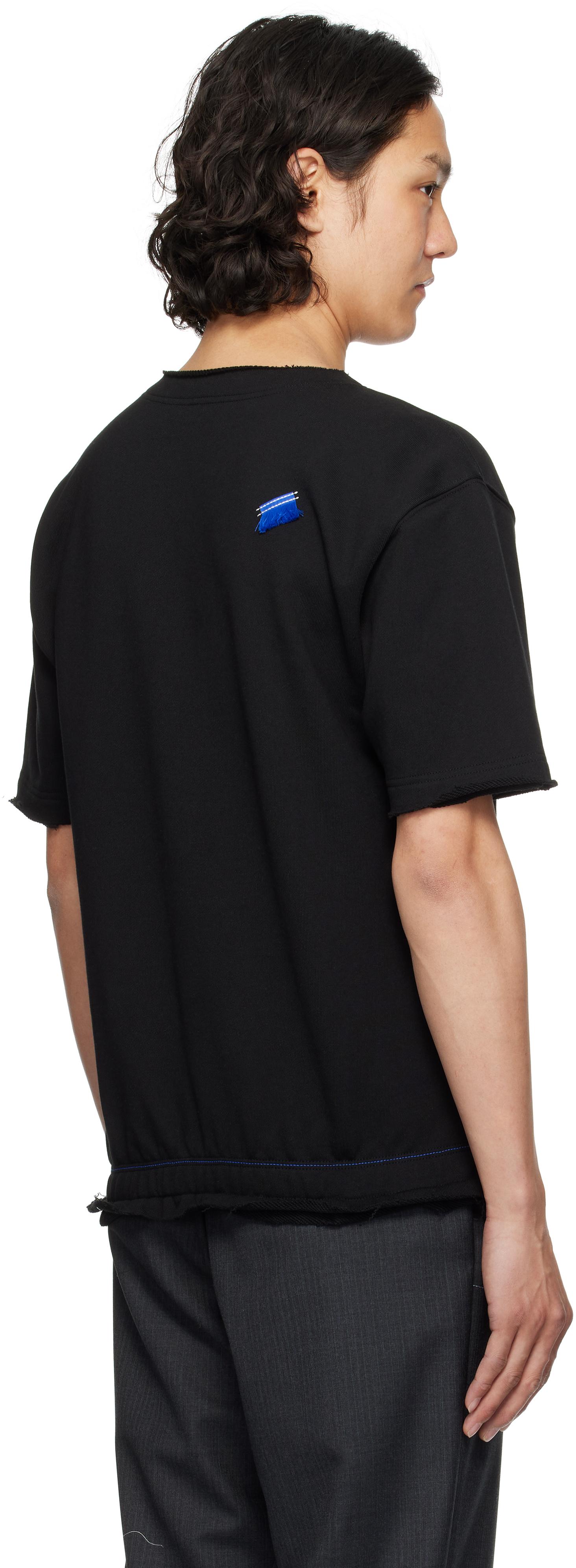 ★ADERERROR★ Half Sleeve Sweatshirt Product. 36 Noir Ader Error Half Sleeve Sweatshirt Product 36 Noir | eBay