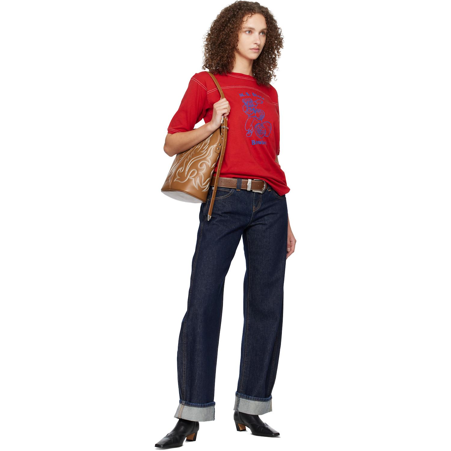 Toga Tan Western Shoulder Bag in Brown | Lyst