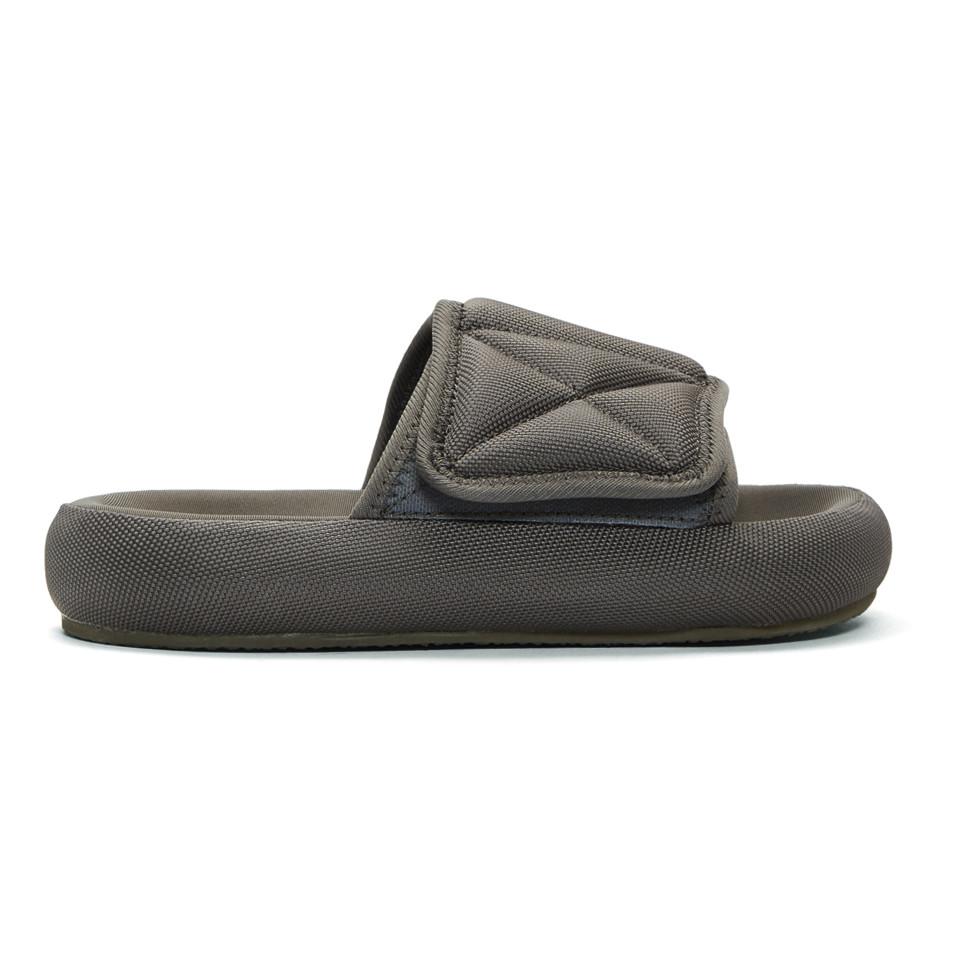 Yeezy Grey Nylon Slipper Sandals in Gray for Men | Lyst