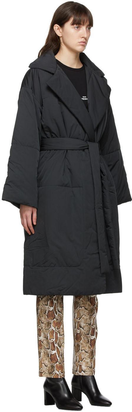 cole haan long down coat