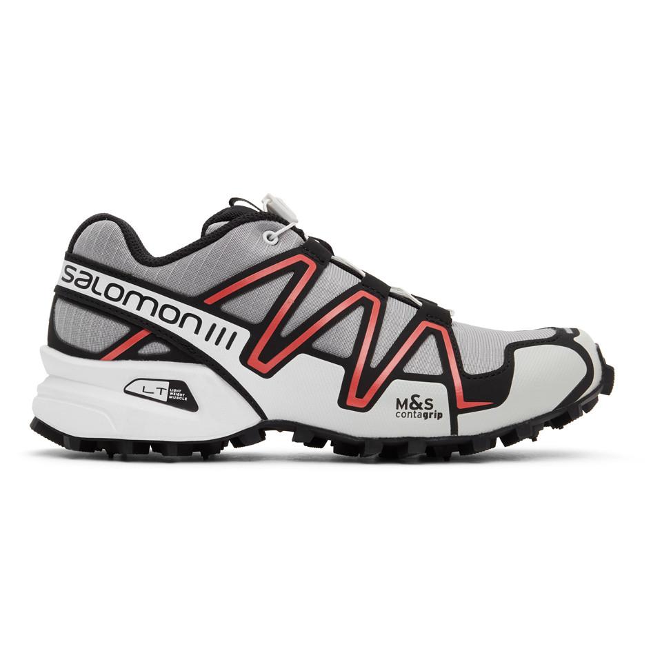 Salomon Rubber Grey And Pink Speedcross 3 Adv Sneakers in Gray for Men |  Lyst