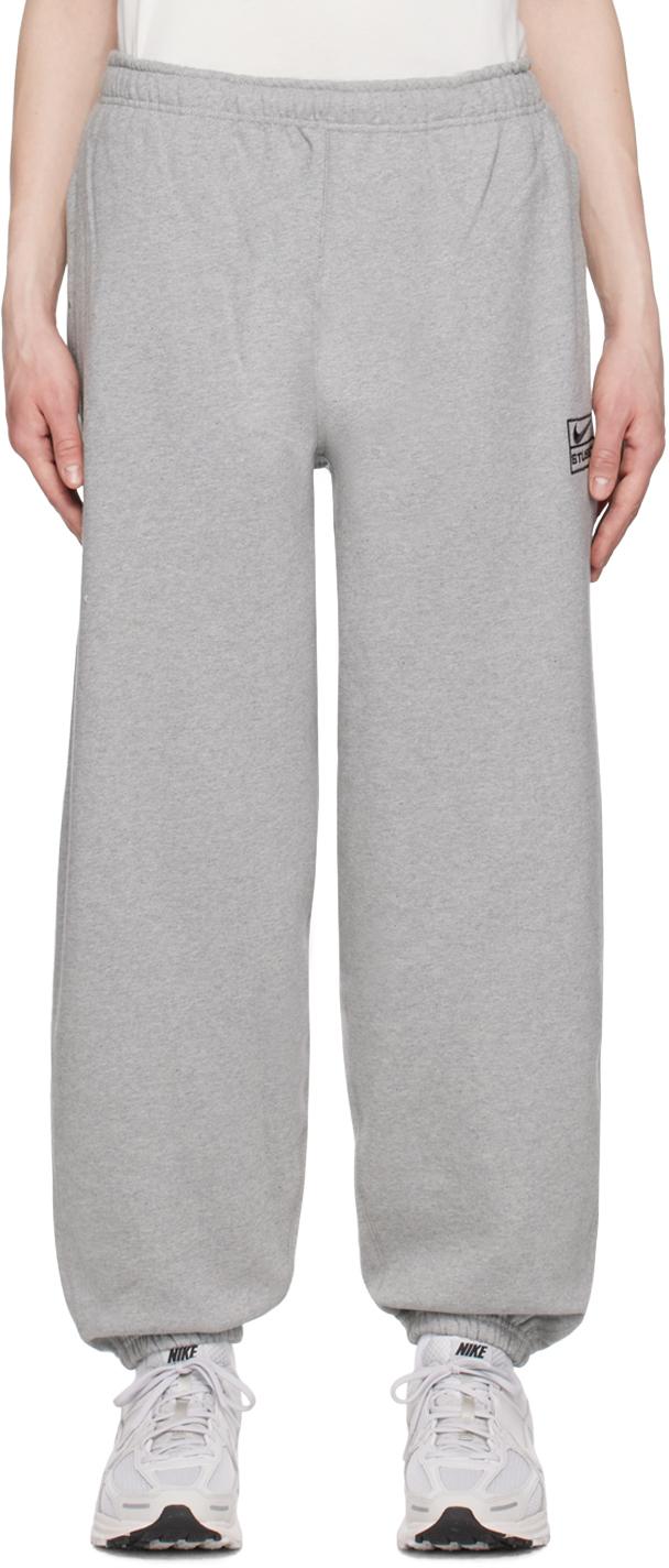 Nike Gray Stüssy Edition Lounge Pants for Men