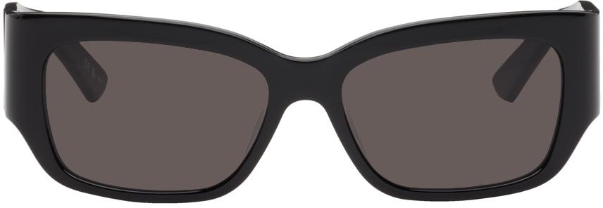 Balenciaga メンズ ブラック スクエアサングラス サングラス