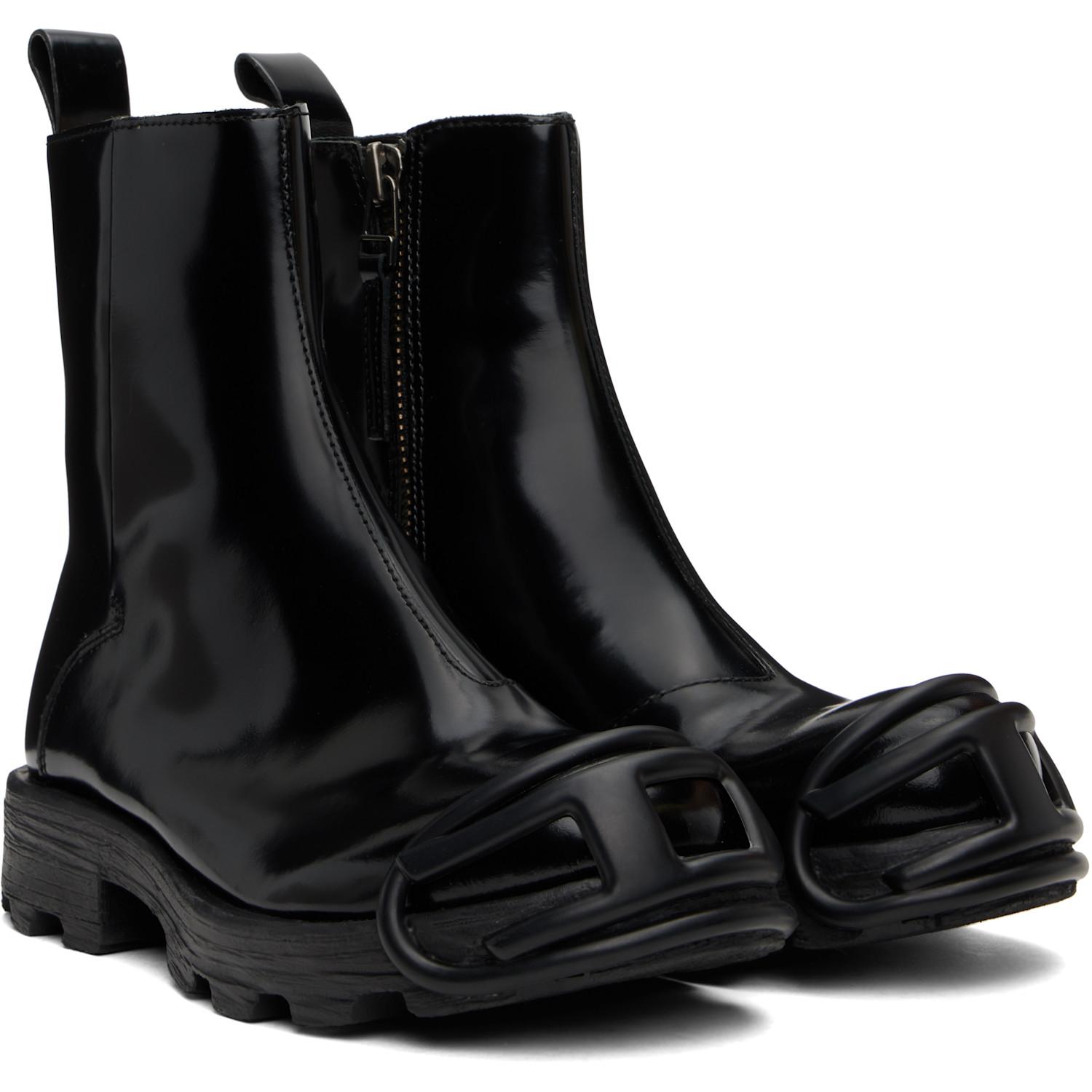 DIESEL D-Hammer Bt Zip D Boots in Black for Men | Lyst