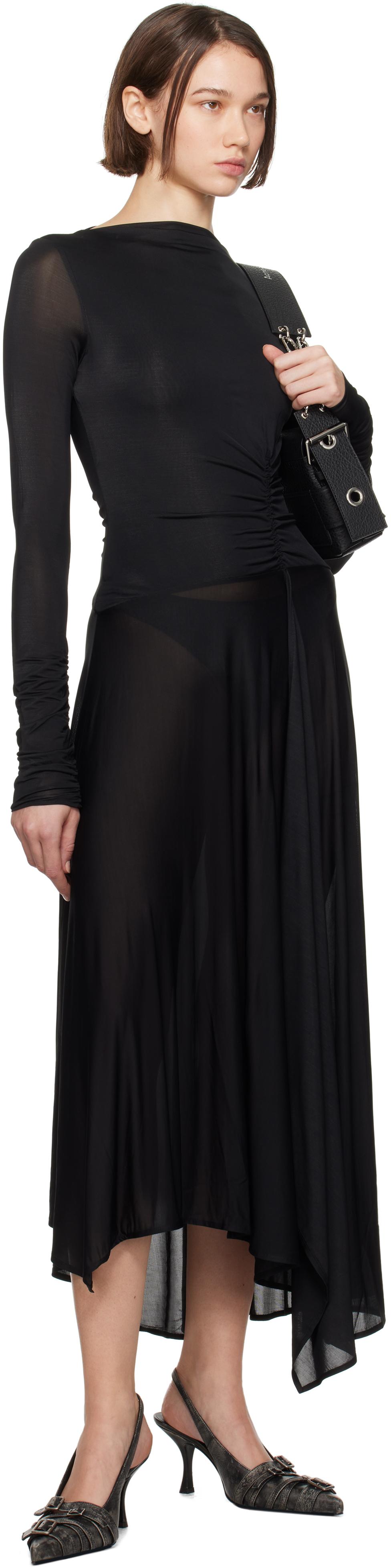 black flowy dress long sleeve Plus Size A Line Flowy Dresses Long Sleeve V Neck