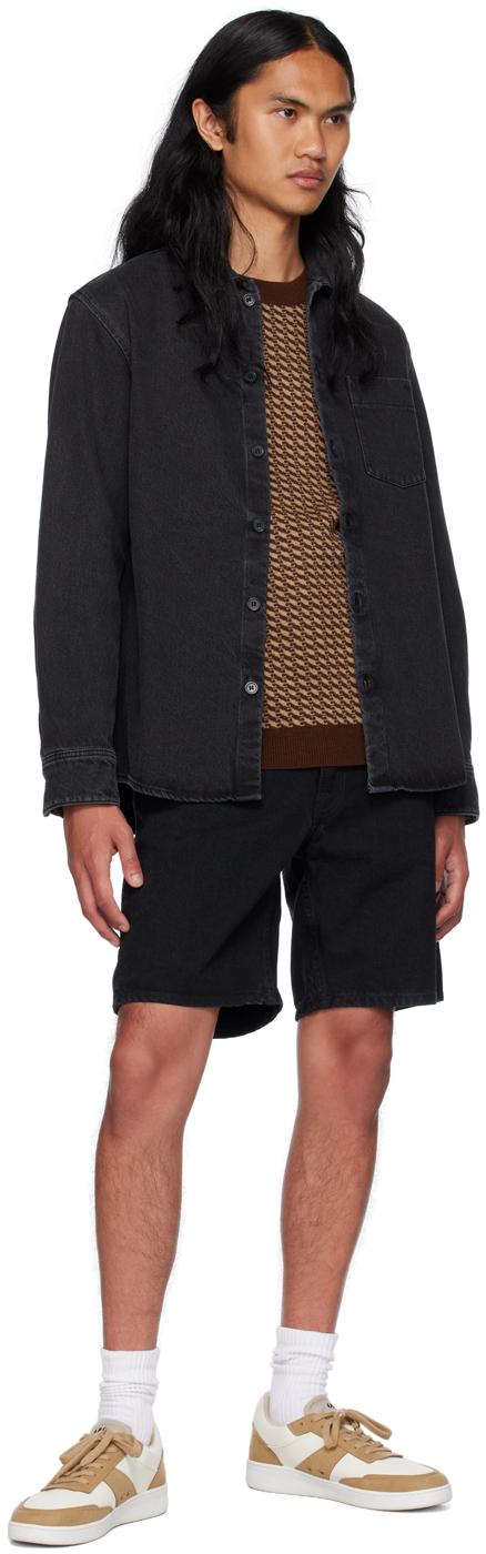 A.P.C. メンズ ブラック ブラウン David セーター セーター & ニット A.P.C. メンズ ブラック ブラウン David セーター セーター & ニット