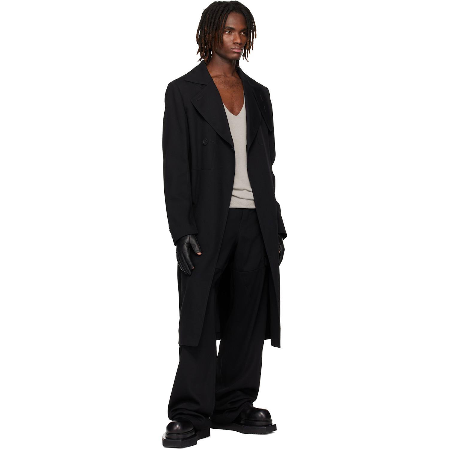 Rick Owens Temple Drella Trench Coat in Black for Men | Lyst