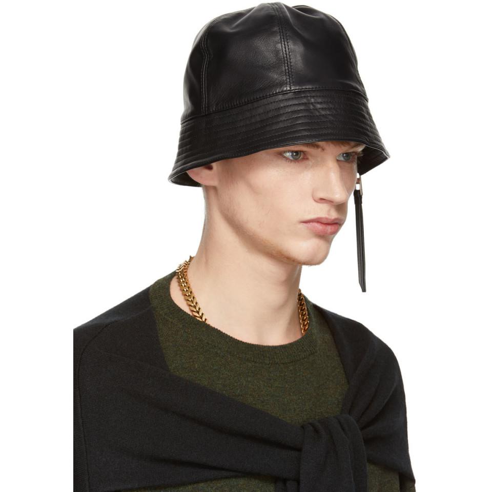 patent leather rain hat