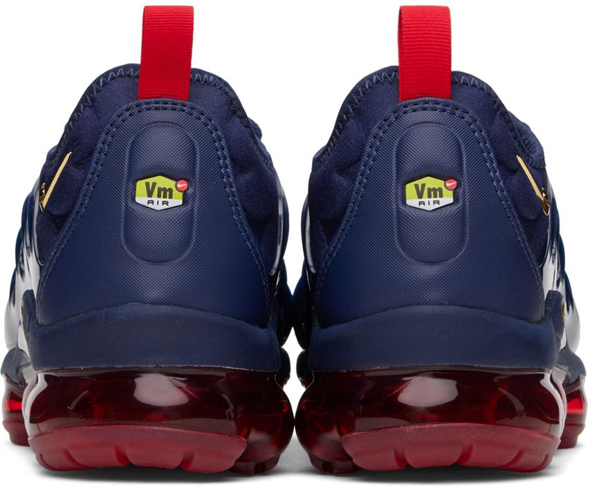 Navy and red vapormax plus hotsell