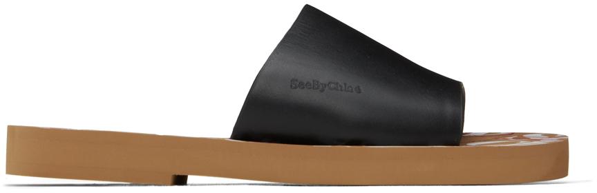 Toga レディース ブラック ピンバックル サンダル フラットシューズ Toga レディース ブラック ピンバックル サンダル フラットシューズ