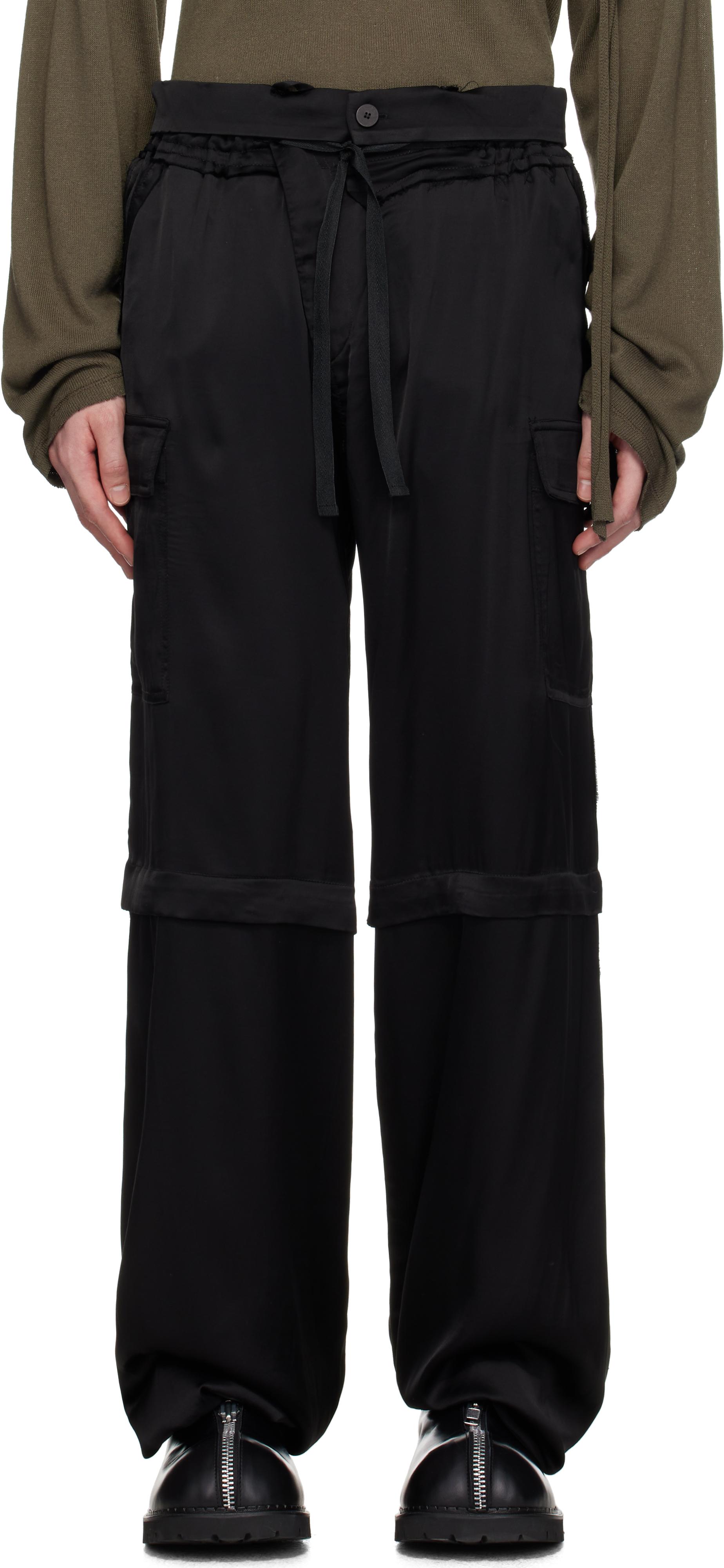【関税込み】Ottolinger ブラック バギー カーゴパンツ baggy_cargo_pants_1.png?v=