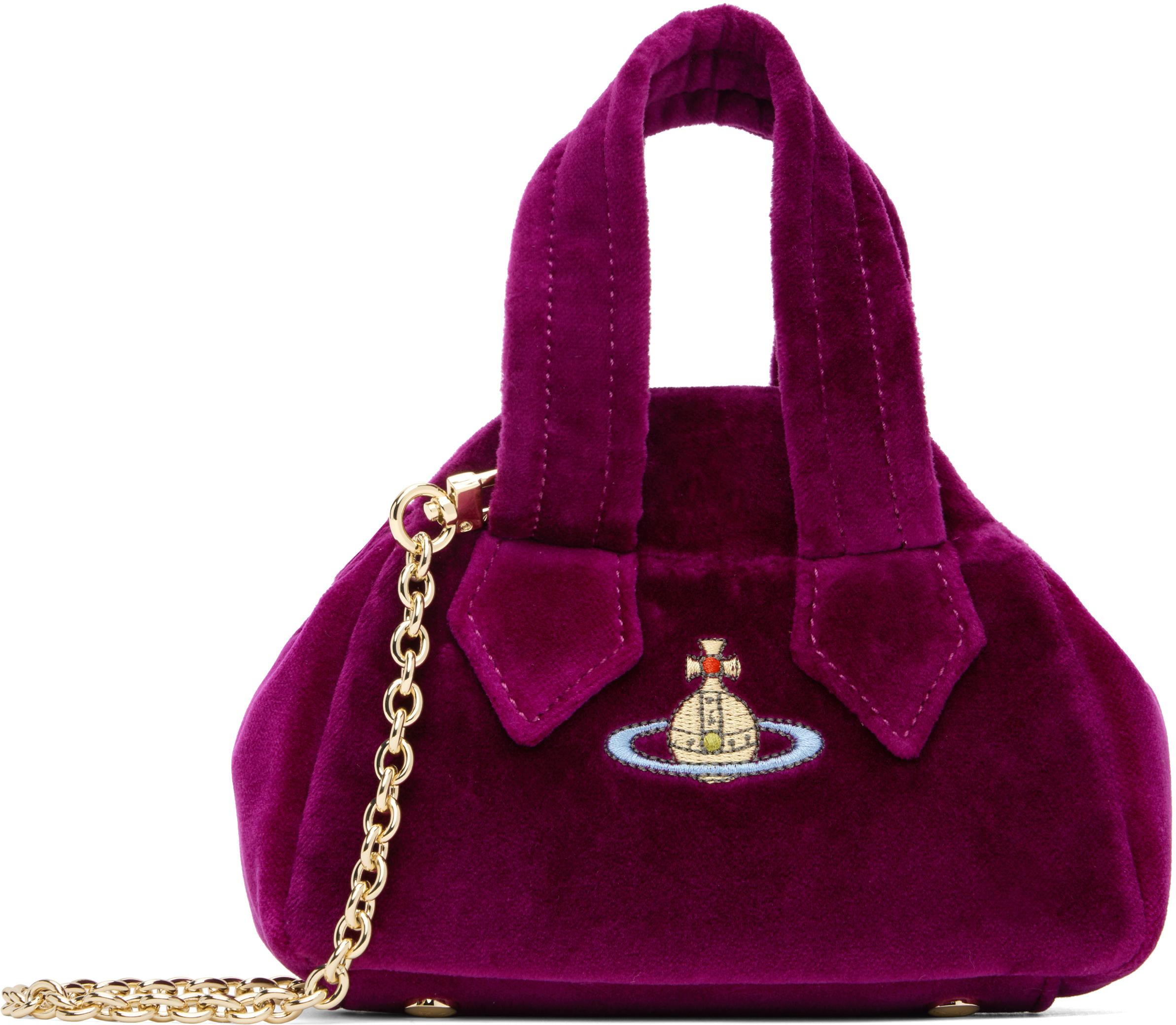 Vivienne Westwood レディース パープル ミニ Archive Yasmine バッグ 