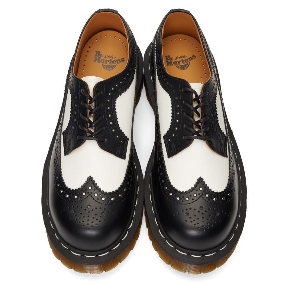 3989 Bex Smooth Leather Brogue Shoes in Black