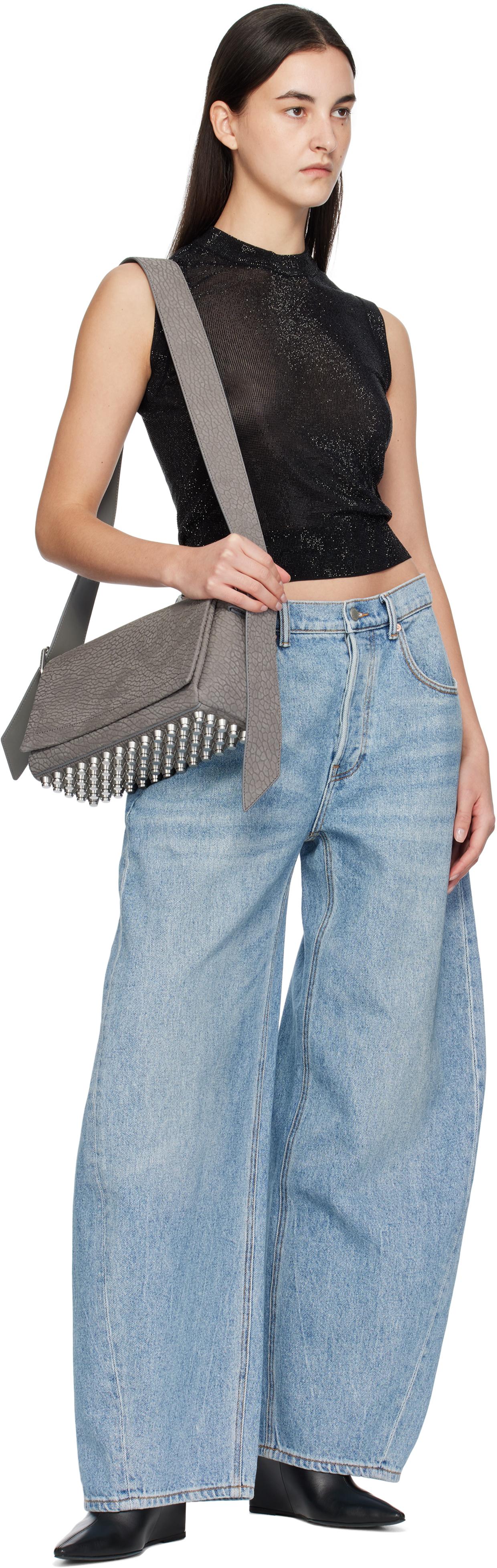Alexander Wang ☆グレー ミディアム Ricco フラップ バッグ Alexander Wang Ricco Medium Leather Flap Bag | Saks Fifth Avenue
