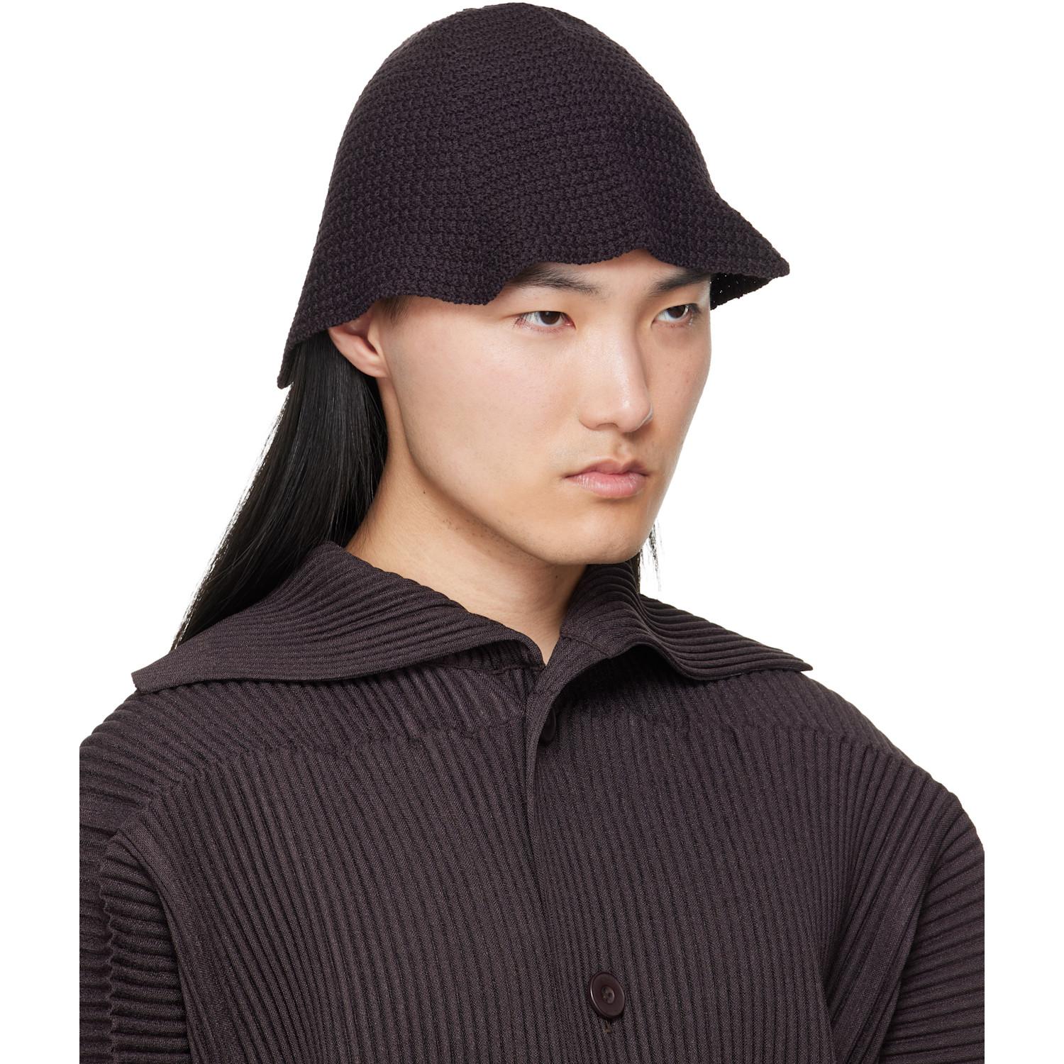 Black Homme Plissé Issey Miyake Hats for Men | Lyst