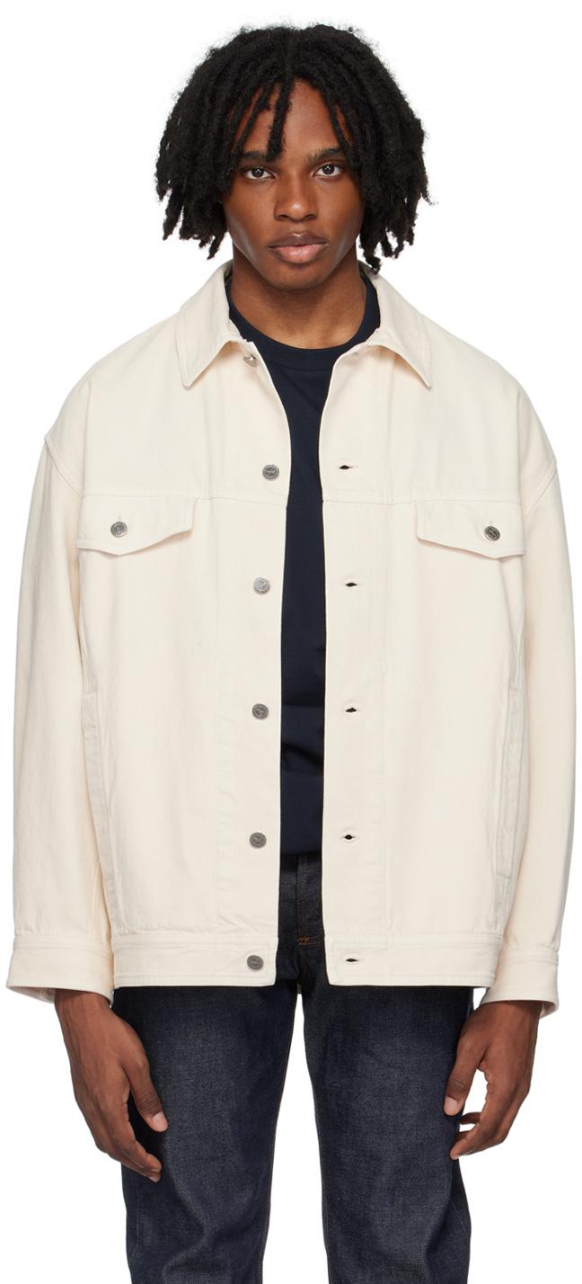 A.P.C. Elvis Denim Jacket in Black for Men Lyst