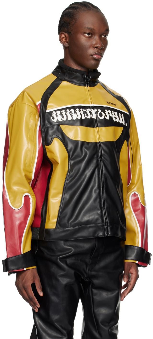 KUSIKOHC ライダー　ショート　シャツ　ジャケット KUSIKOHC RIDER FAUX LEATHER SHORT SHIRTS