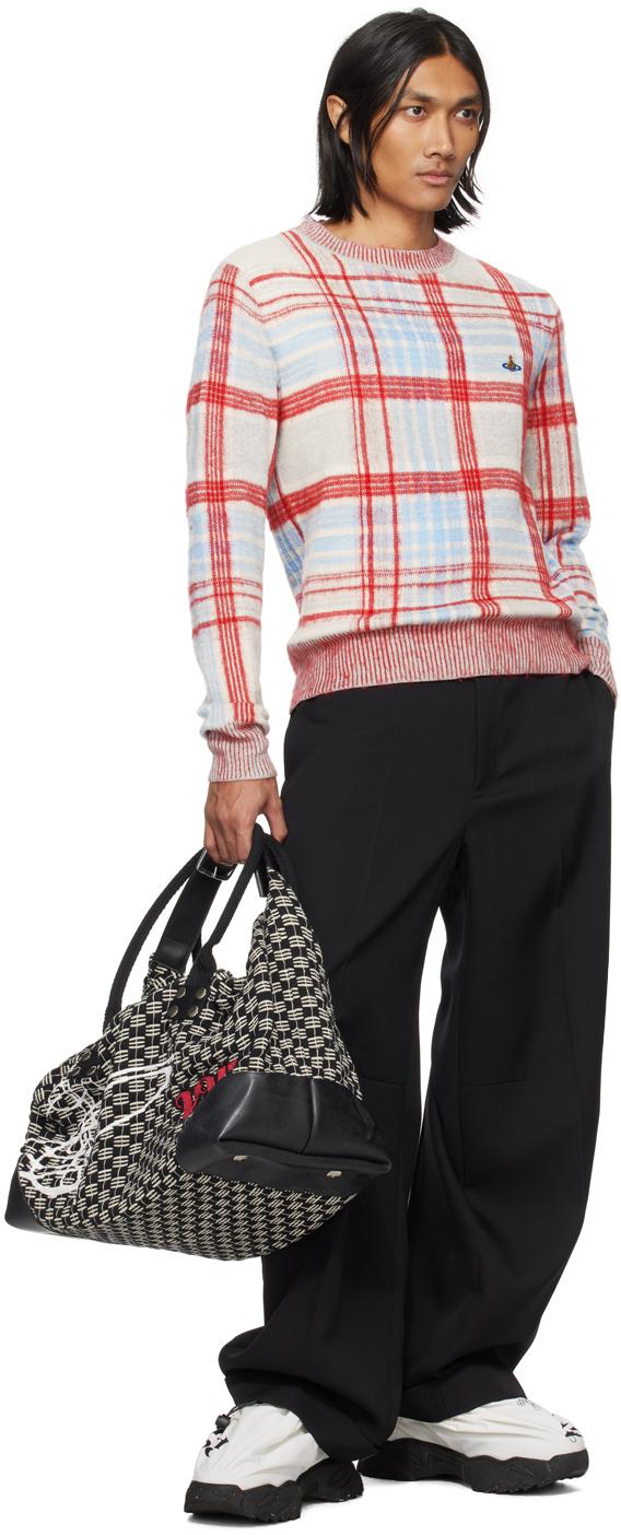 Vivienne Westwood Black & White Romper Bag Sneakers for Men