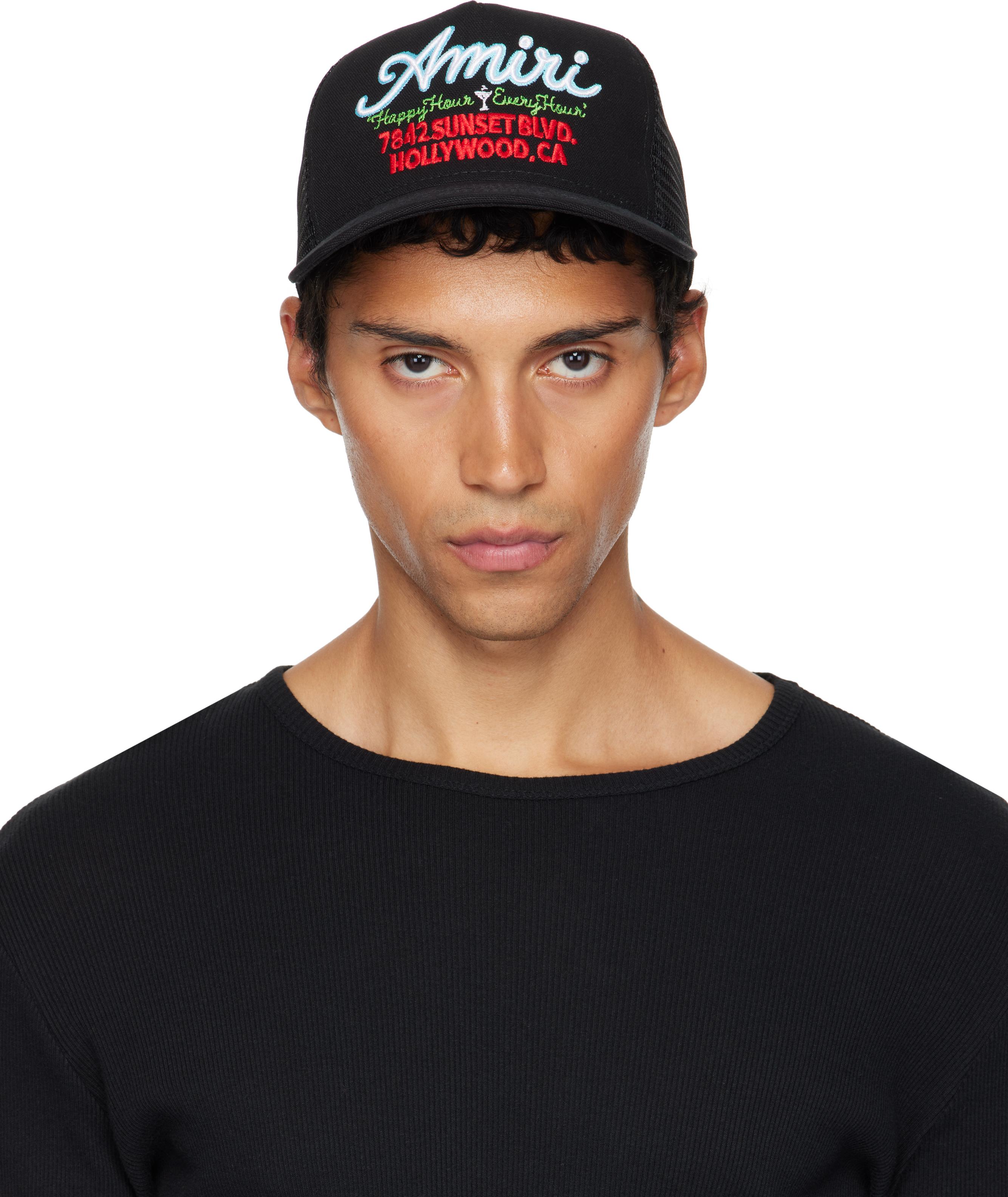 メンズ Amiri ブラック Neon Lights トラッカーキャップ ブラック | Lyst