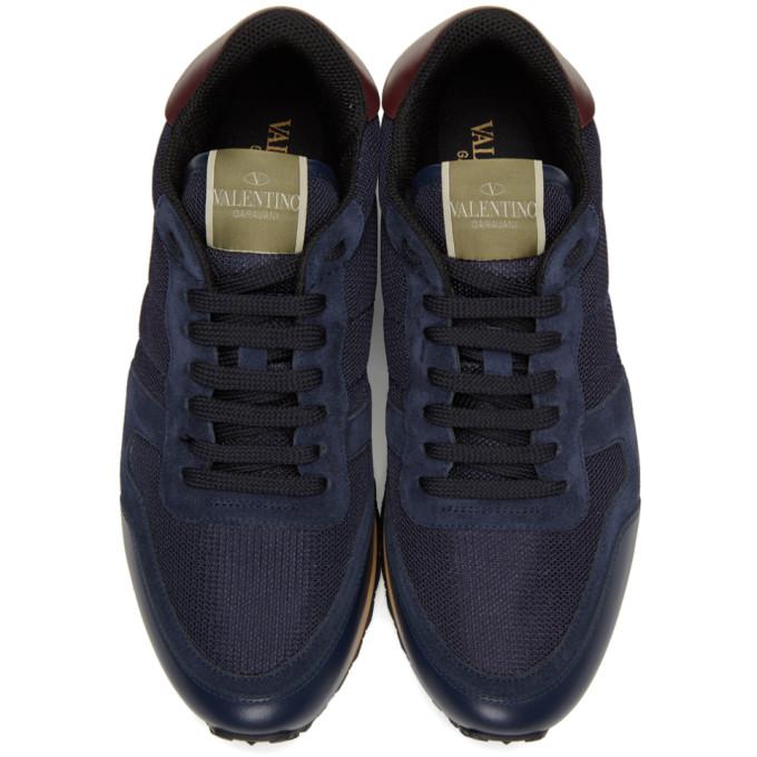 valentino rockstud trainers blue