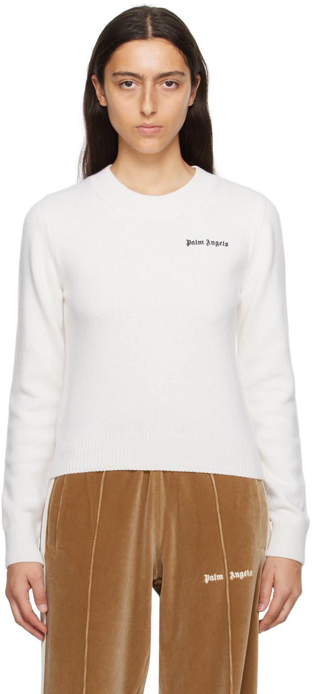 Palm Angels レディース ホワイト Classic セーター セーター & ニット