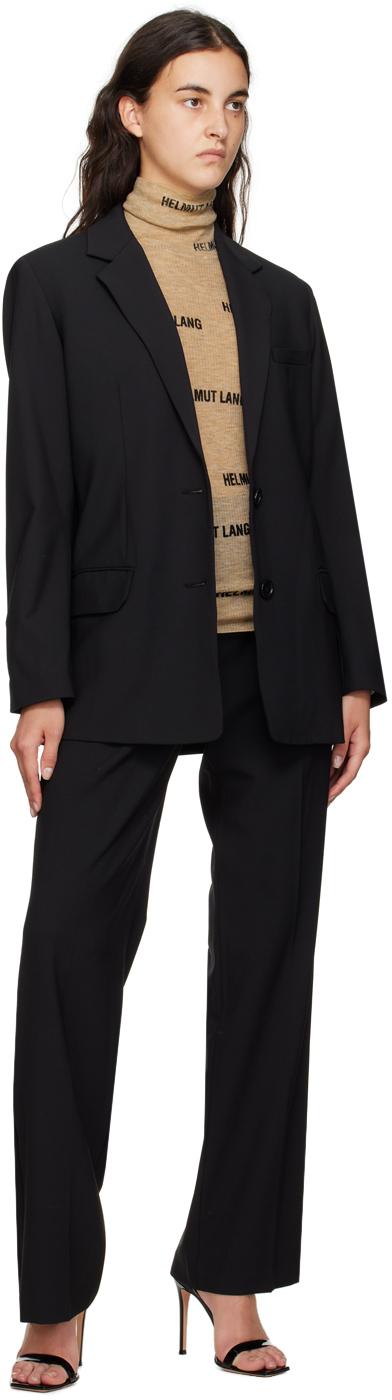 HELMUT LANG ブラック トラウザーズ