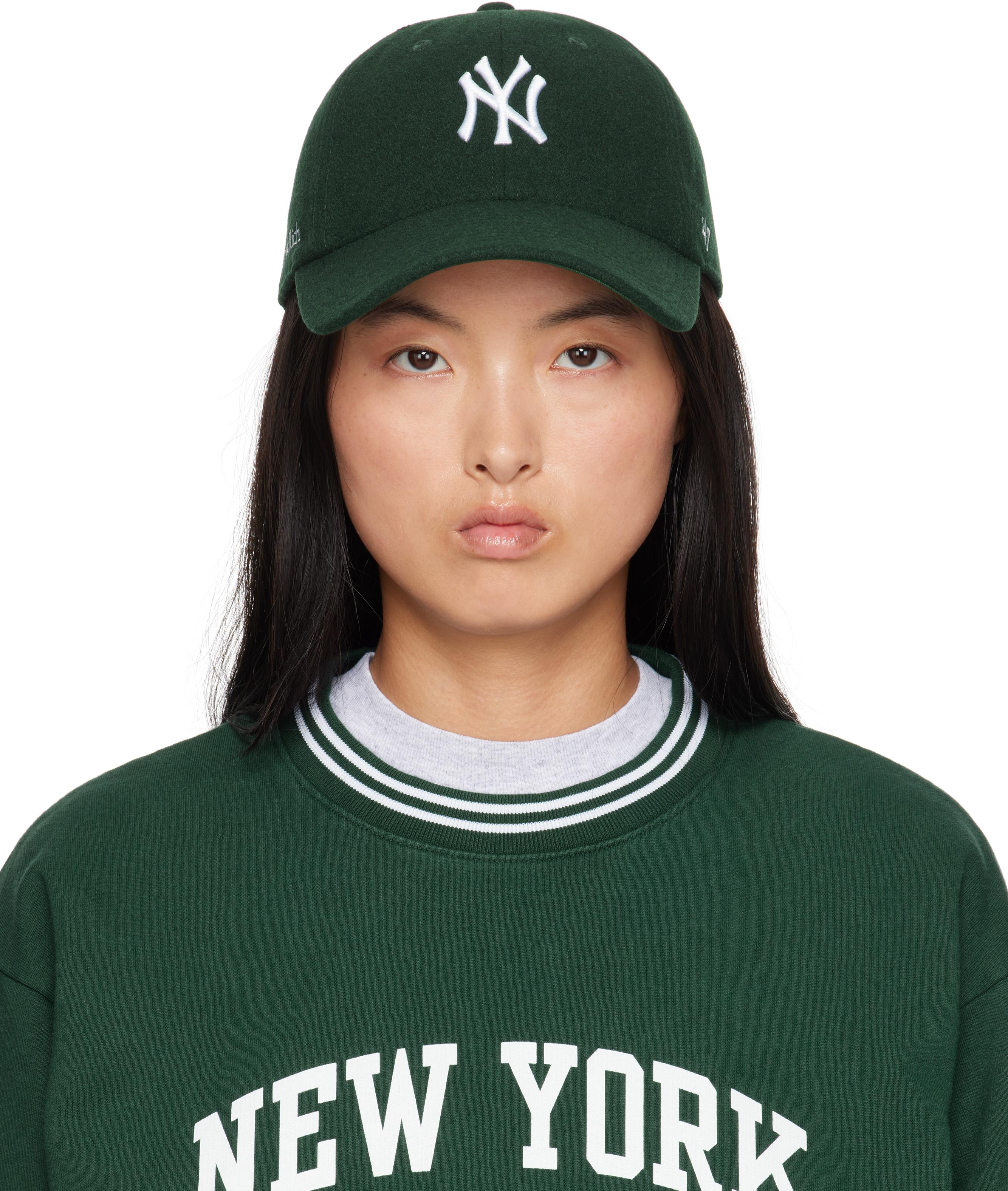 Sporty & Rich '47 Edition Yankees Serif Cap in Green | Lyst