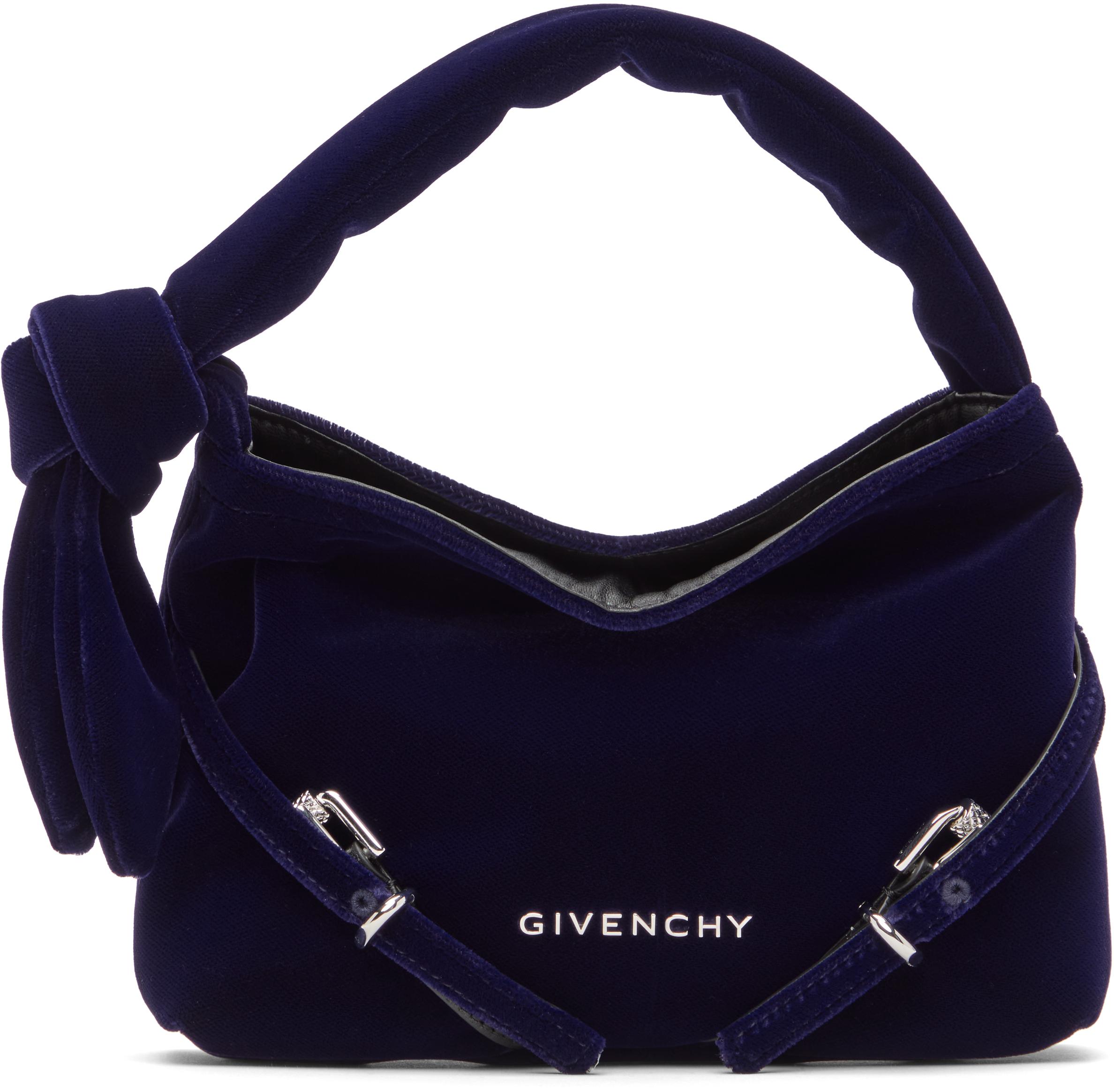 Givenchy レディース ブルー ネイビー ナノ Voyou Bow Detail