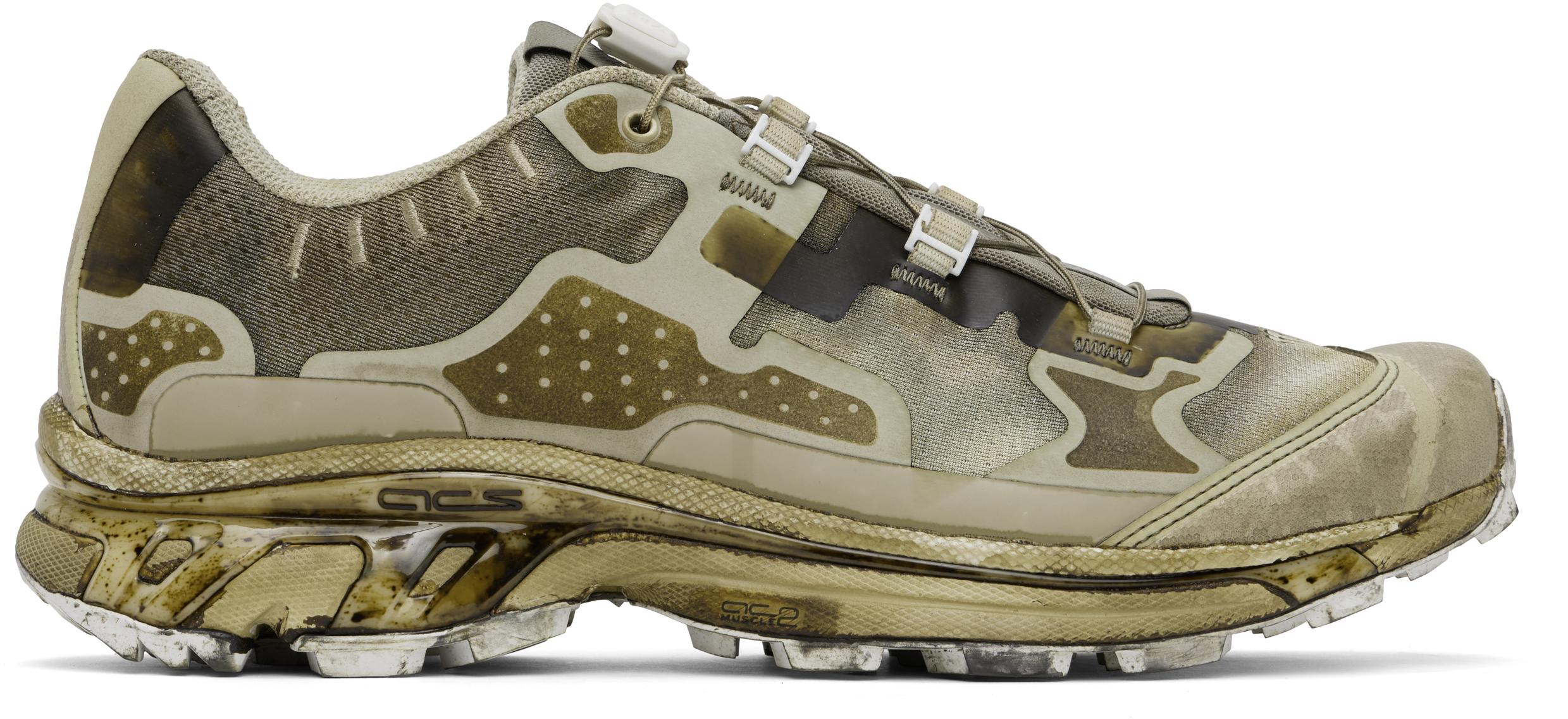 Boris Bidjan Saberi 11 メンズ ブラック Salomonエディション カーキ 