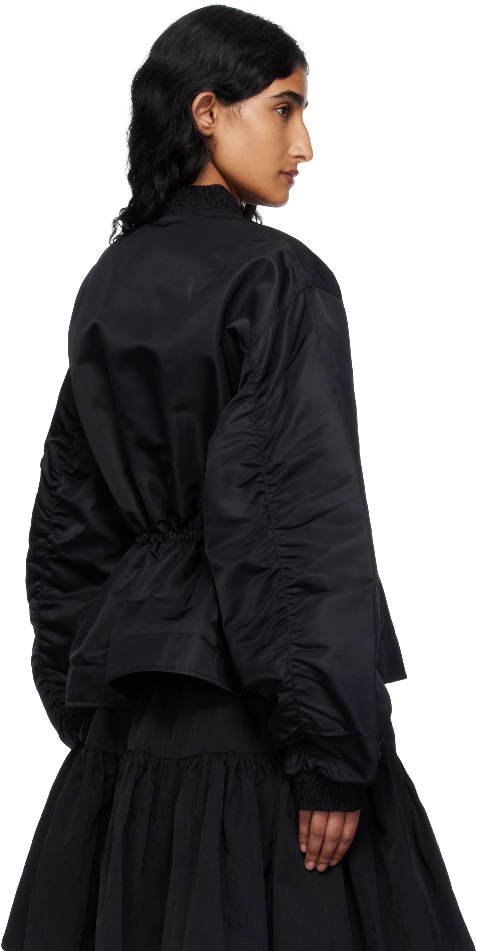 CECILIE BAHNSEN バーディー パッド入り ボンバー ジャケット Cecilie Bahnsen Birdie ボンバージャケット | ブラック