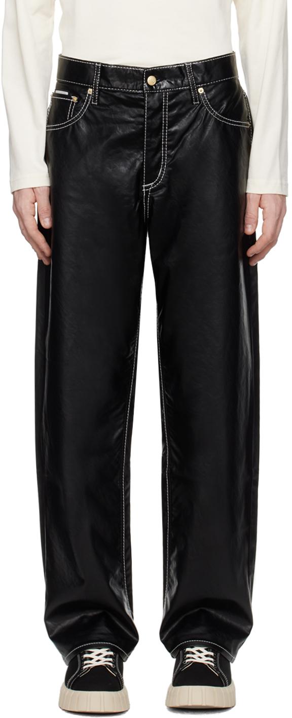 WOOYOUNGMI フェイクグレインレザーパンツ 【公式通販】