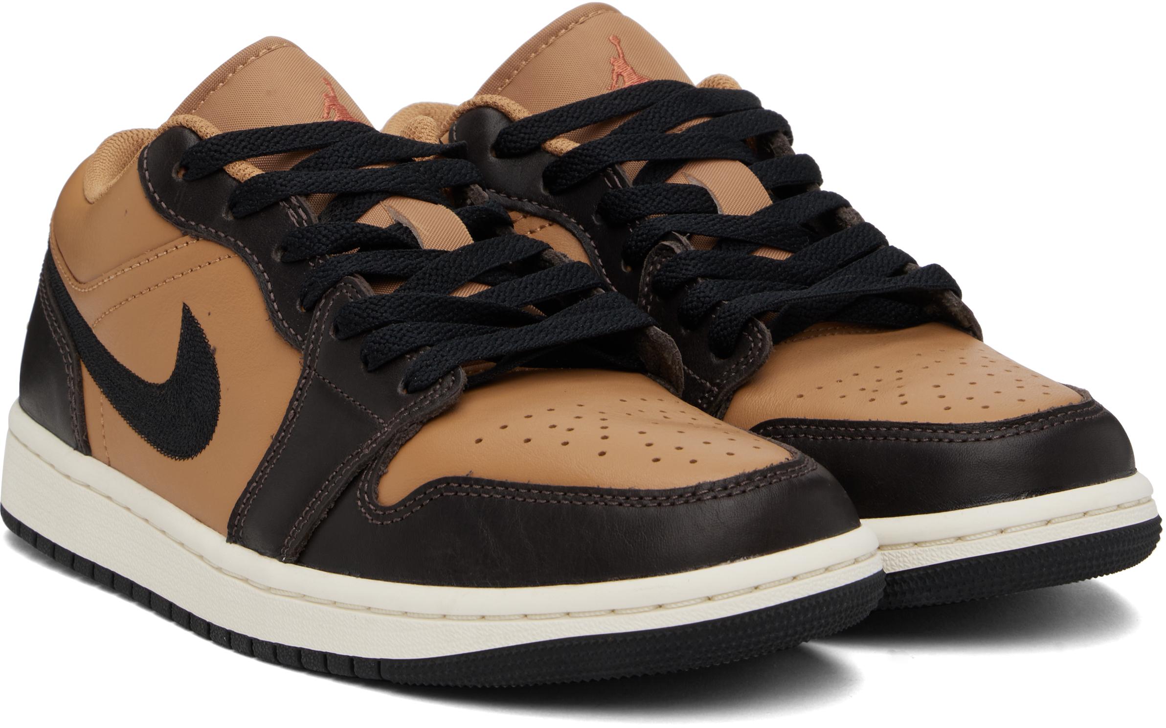 NIKE Air Jordan 1 Low ホワイト/ブラック/ブラウン Nike Air Jordan 1 Low ホワイト/ブラック/ブラウン