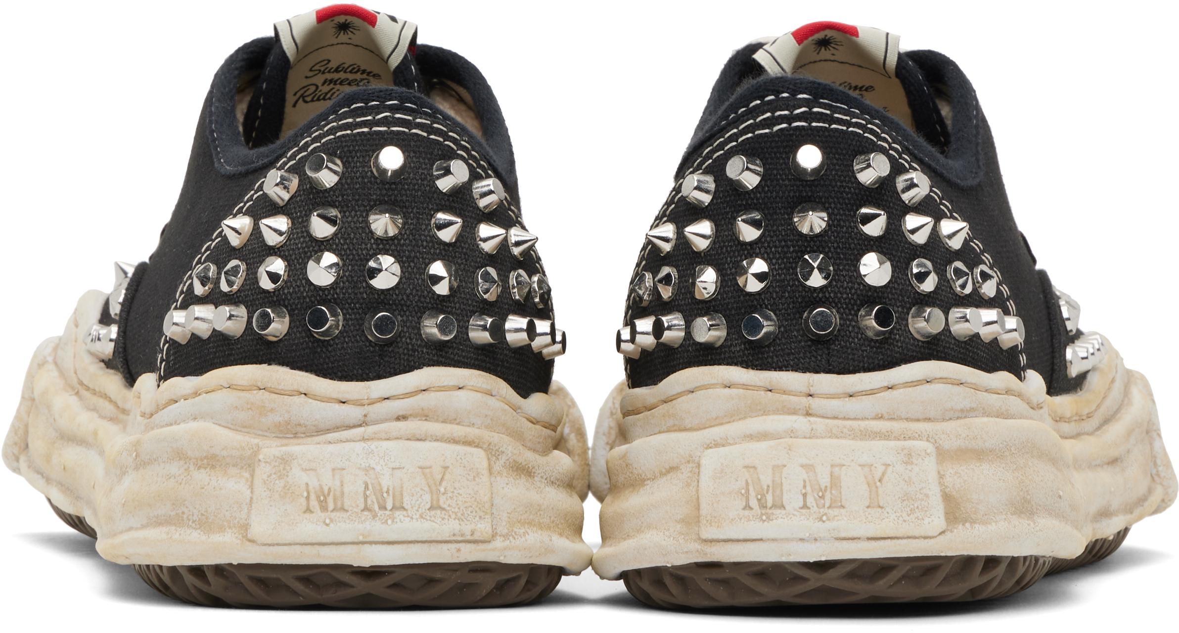 Maison Mihara Yasuhiro Baker Og Sole Studded Canvas Low-Top