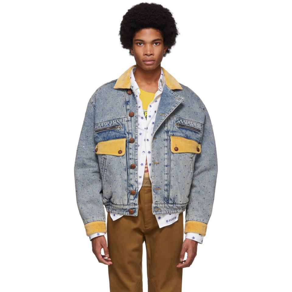 rhinestone mens jacket