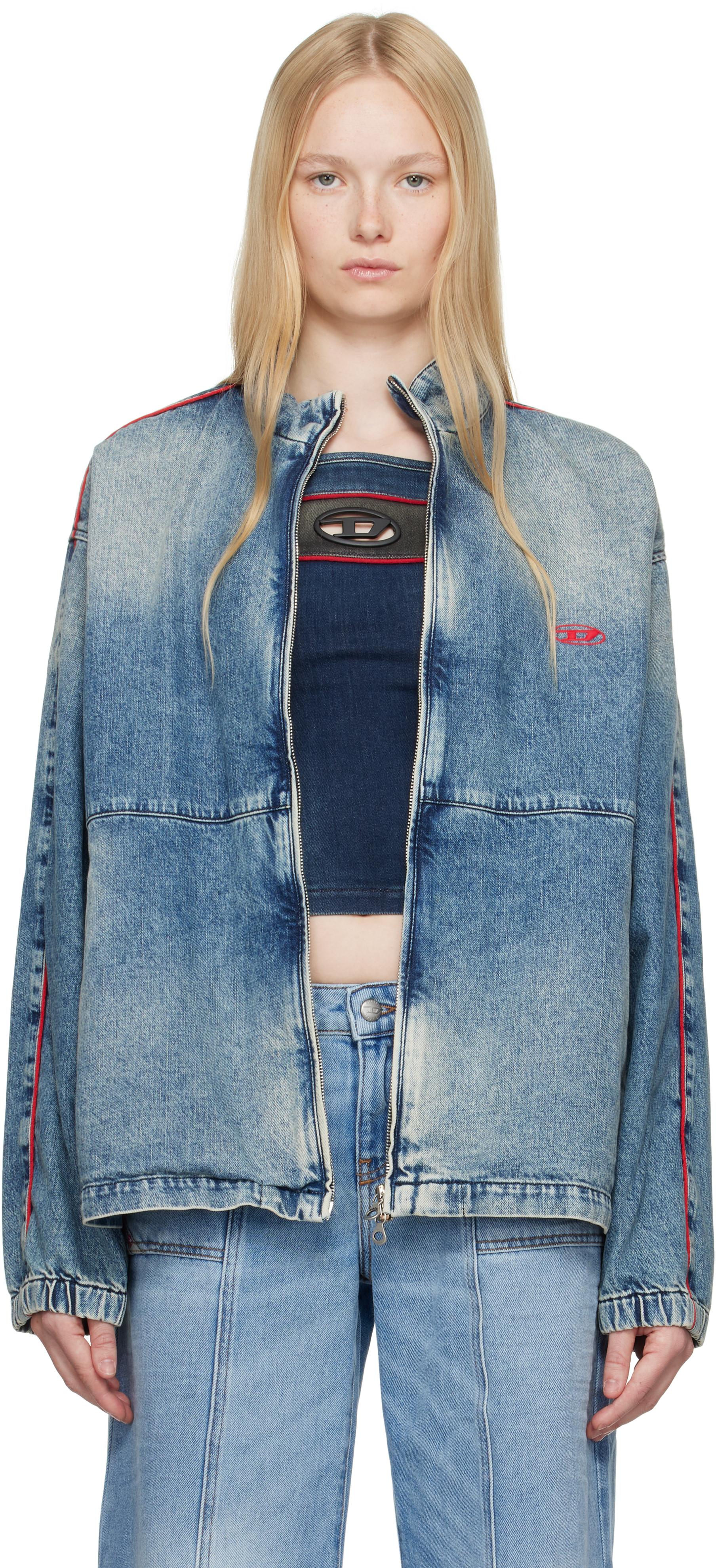 DIESEL D-Krap-S2 Denim Jacket in Blue | Lyst