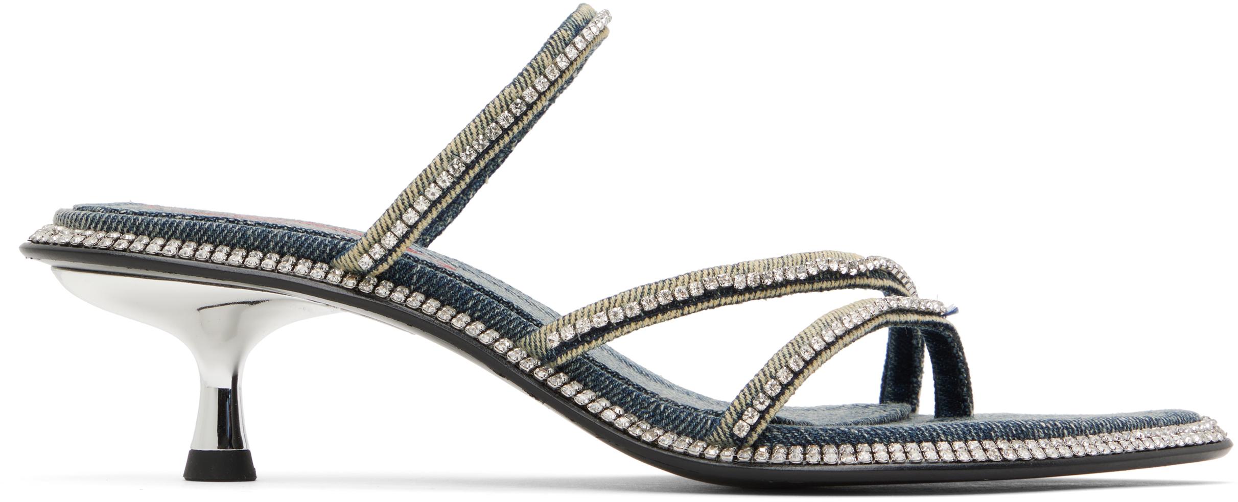 DIESEL D-Havanna Kittie Heels in Black | Lyst