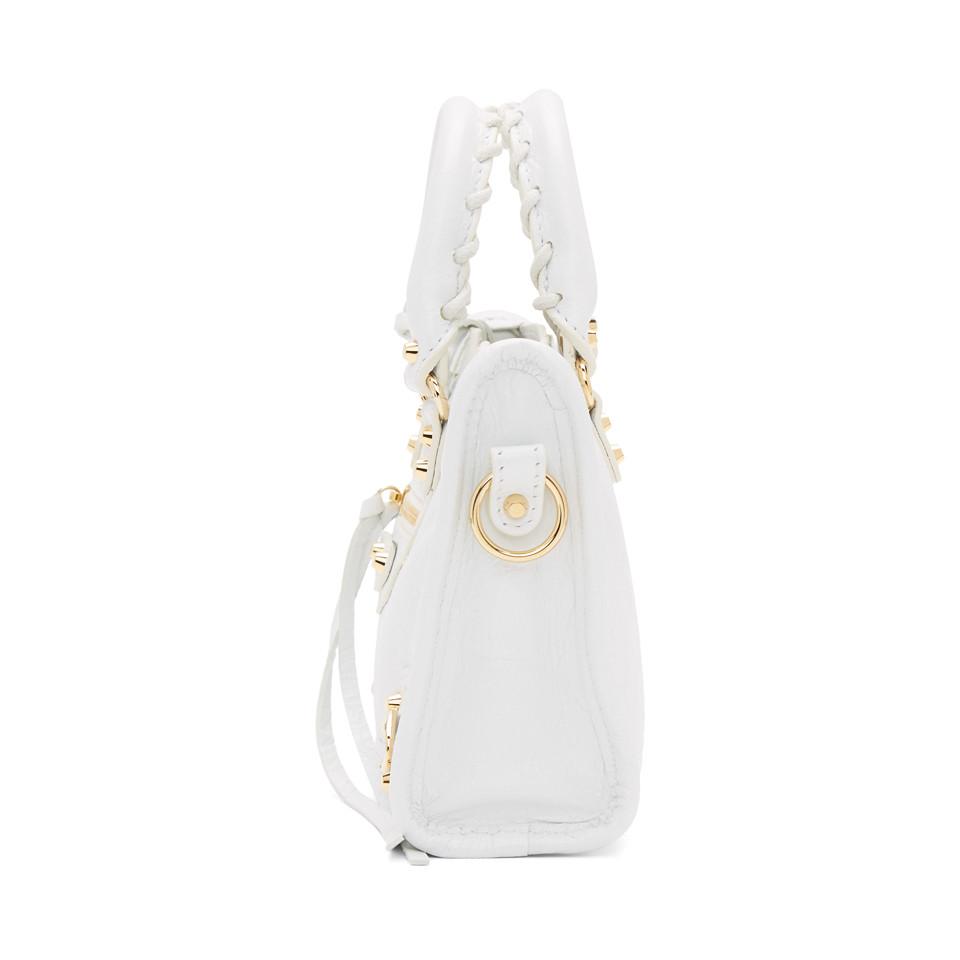 balenciaga nano city white